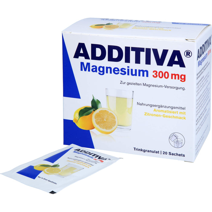 ADDITIVA Magnesium 300 mg Sachets, 20 pc Sachets