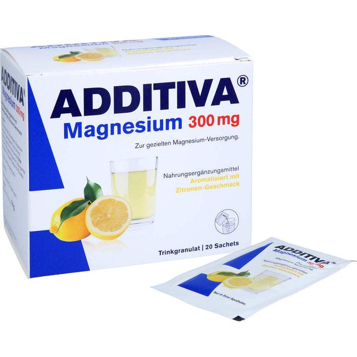 ADDITIVA Magnesium 300 mg Sachets, 20 St. Beutel