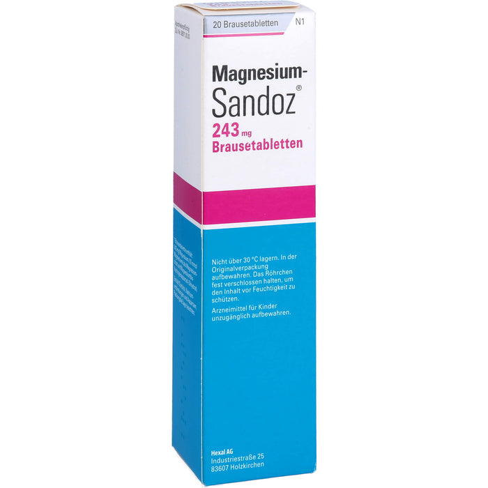 Magnesium-Sandoz 243 mg Brausetabletten, 20 St. Tabletten