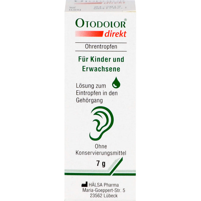 OTODOLOR direkt Ohrentropfen, 7 g Lösung