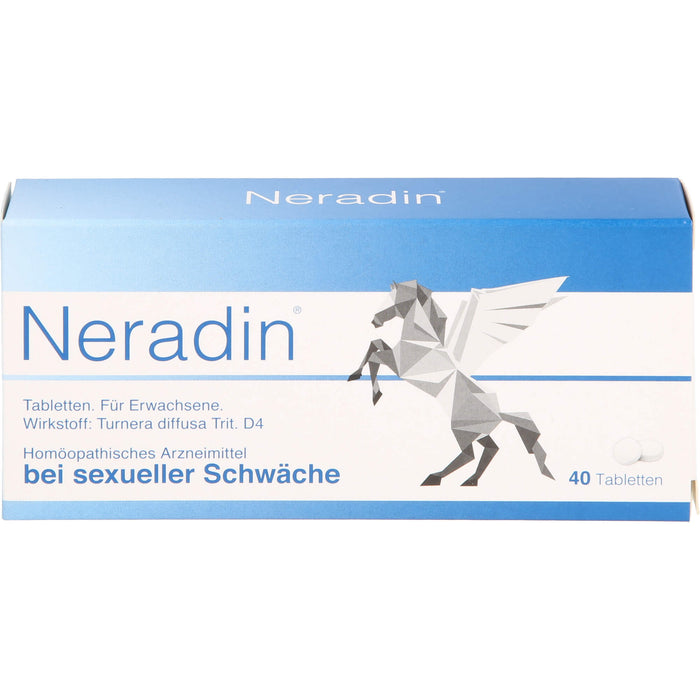 Neradin Tabletten bei sexueller Schwäche, 40 St. Tabletten