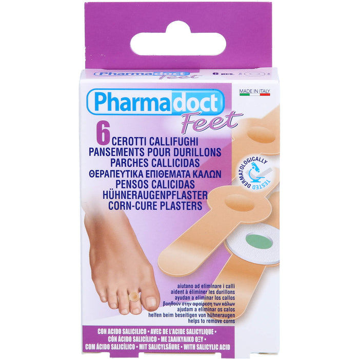 Pharmadoct Feet Hühneraugenpflaster, 6 pc Pansement