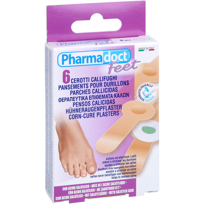 Pharmadoct Feet Hühneraugenpflaster, 6 pc Pansement