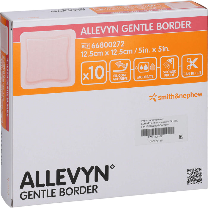 Allevyn Gentle Border 12,5cmx12,5cm, 10 St VER