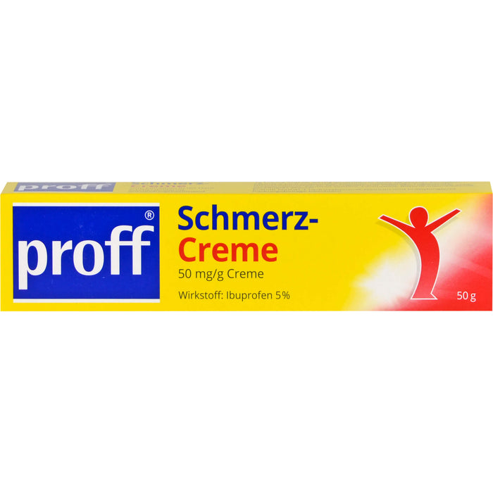 proff Schmerz-Creme zum Einreiben in die Haut, 50 g Crème