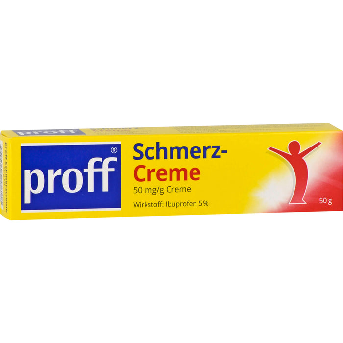 proff Schmerz-Creme zum Einreiben in die Haut, 50 g Creme