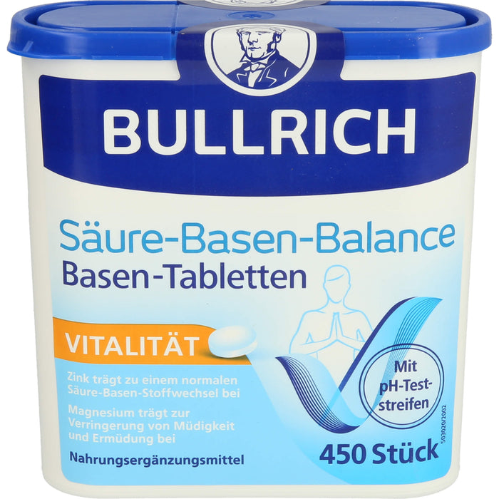 Bullrich Säure-Basen-Balance Basentabletten, 450 pc Tablettes