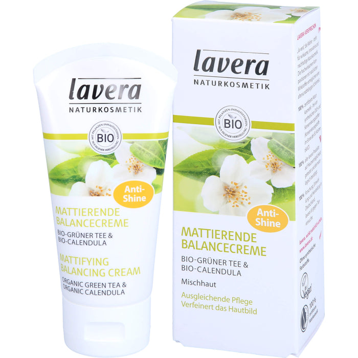 lavera Mattierende Balancecreme Grüner Tee, 50 ml CRE