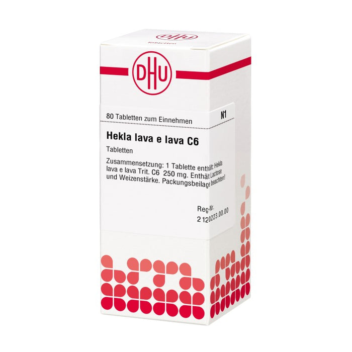 DHU Hekla lava e lava C6 Tabletten, 80 pc Tablettes