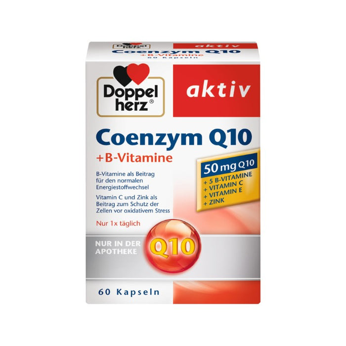 Doppelherz Coenzym Q10 + B-Vitamine, 60 St KAP