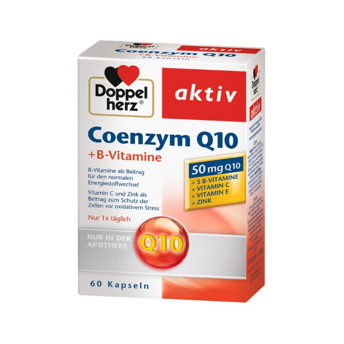 Doppelherz Coenzym Q10 + B-Vitamine, 60 St KAP