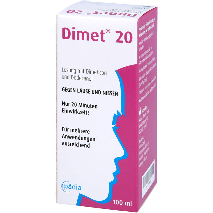 Dimet 20 Lösung gegen Läuse und Nissen, 100 ml Lösung