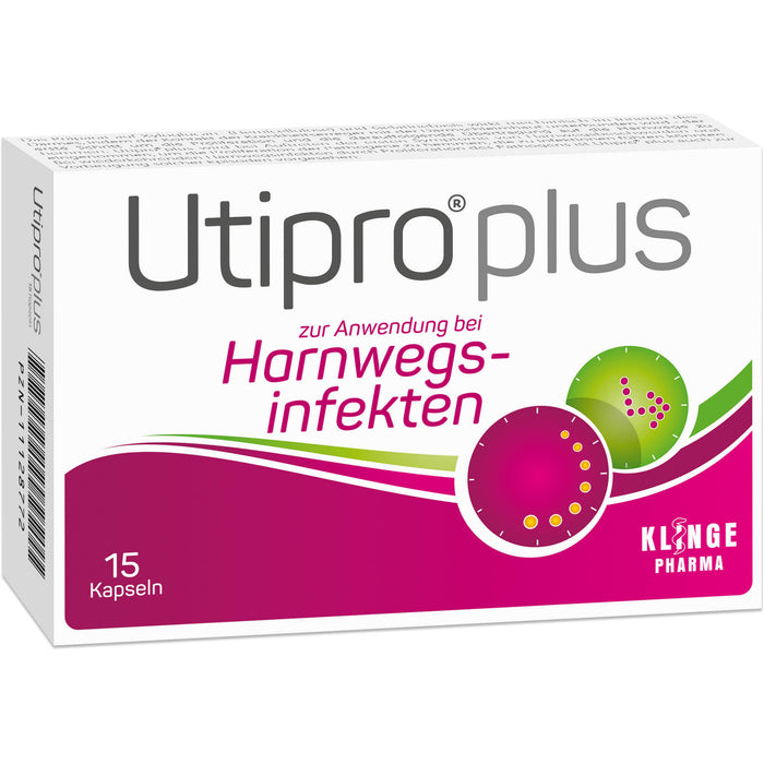 Utipro plus Kapseln bei Harnwegsinfekten, 15 pc Capsules