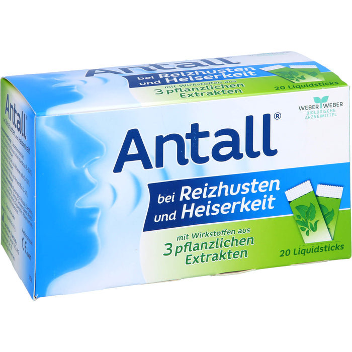 Antall bei Reizhusten und Heiserkeit Sticks, 20 pcs. Sachets