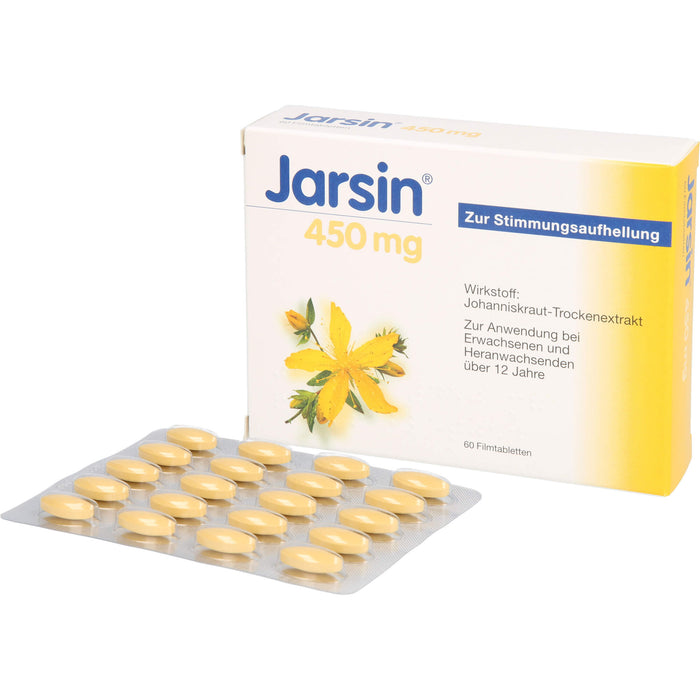 Jarsin 450 mg Tabletten zur Stimmungsaufhellung, 60 pcs. Tablets