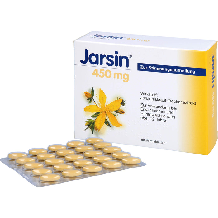 Jarsin 450 mg Tabletten zur Stimmungsaufhellung, 100 pcs. Tablets