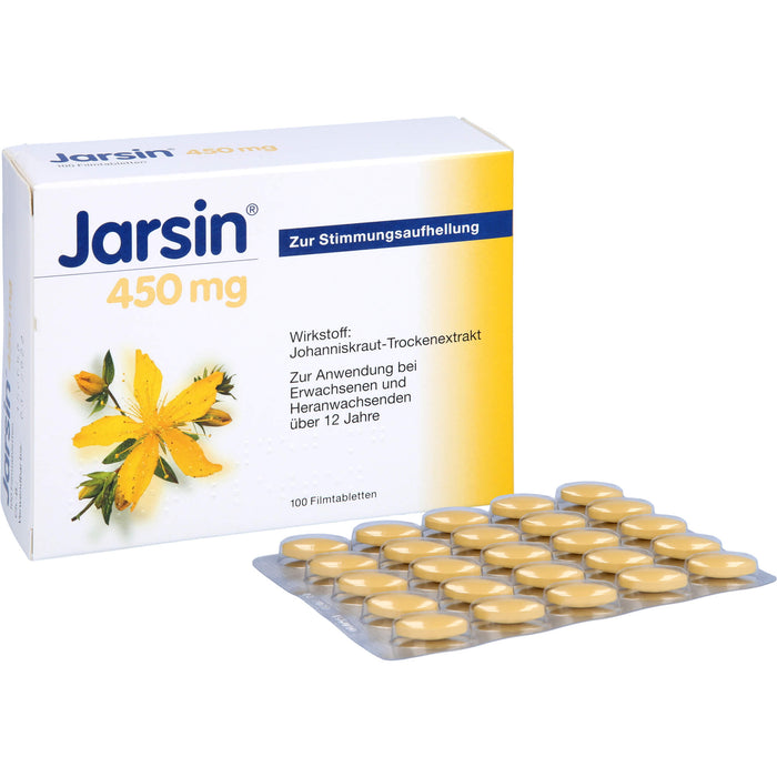 Jarsin 450 mg Tabletten zur Stimmungsaufhellung, 100 pcs. Tablets