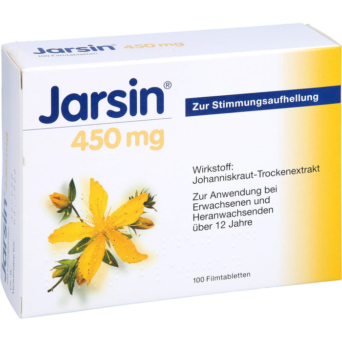 Jarsin 450 mg Tabletten zur Stimmungsaufhellung, 100 pc Tablettes