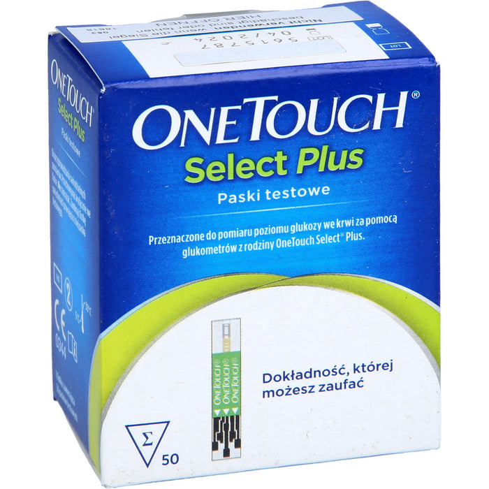 One Touch Select Plus kohlpharma Blutzucker Teststreifen, 50 pc Bandelettes réactives