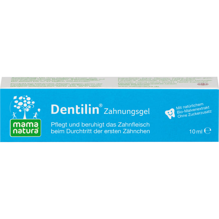 mama natura Dentilin Zahnungsgel pflegt und beruhigt das Zahnfleisch, 10 ml Gel