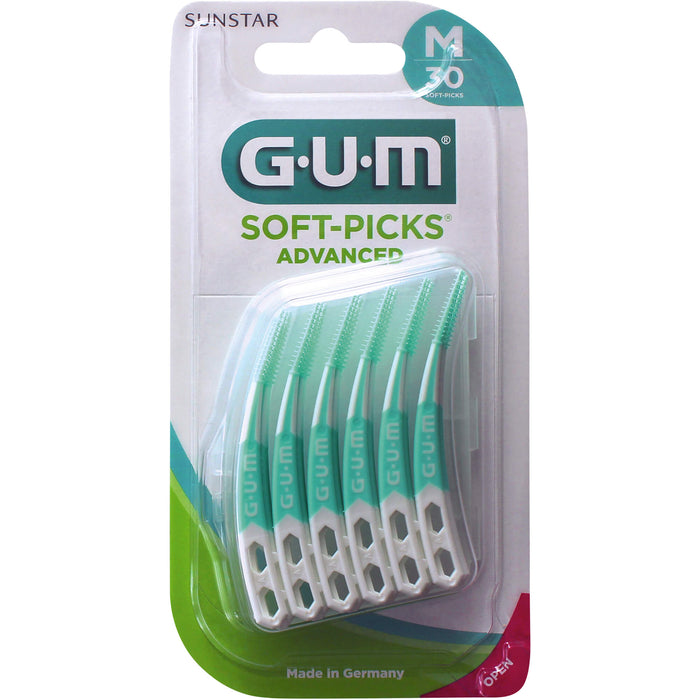 GUM SOFT-PICKS Advanced regular Interdentalbürsten, 30 pc Brosses interdentaires