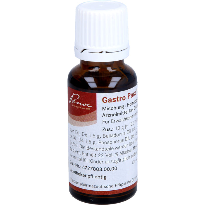 Gastro Pasc, Mischung, 20 ml Lösung