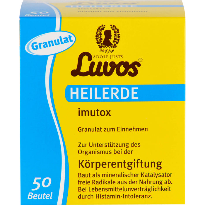 Luvos Heilerde imutox Kapseln Körperentgiftung, 50 pc Sachets