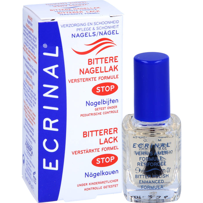 ECRINAL Bitter-Nagellack gegen Nägelkauen, 10 ml Lösung