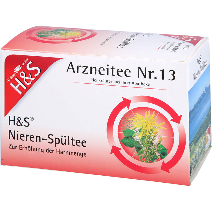 H&S Nieren-Spültee Arzneitee Nr. 13, 20 pc Sac filtrant