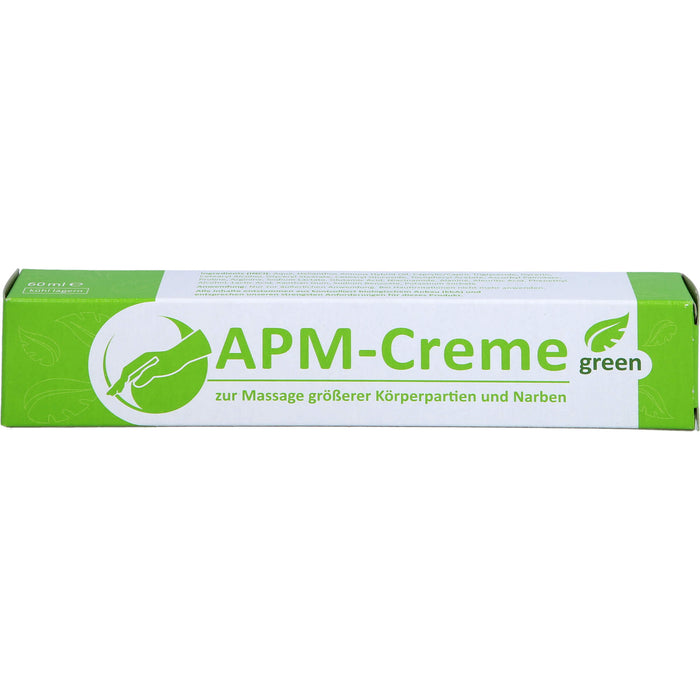 APM-Creme green zur Massage größerer Körperpartien und Narben, 60 ml Cream