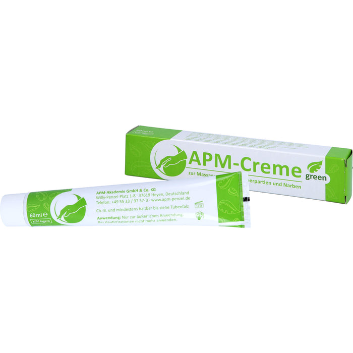 APM-Creme green zur Massage größerer Körperpartien und Narben, 60 ml Cream