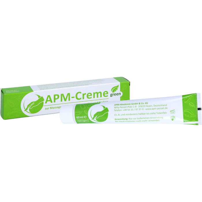 APM-Creme green zur Massage größerer Körperpartien und Narben, 60 ml Crème