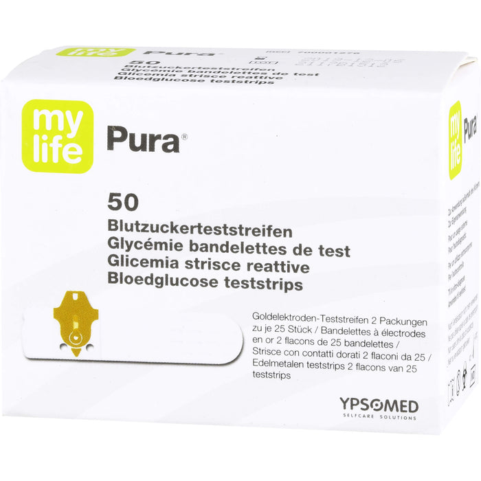 mylife Pura Blutzuckerteststreifen, 50 pcs. Test strips