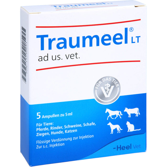 Traumeel LT ad us. vet., 5 St. Ampullen, 5 ml Lösung