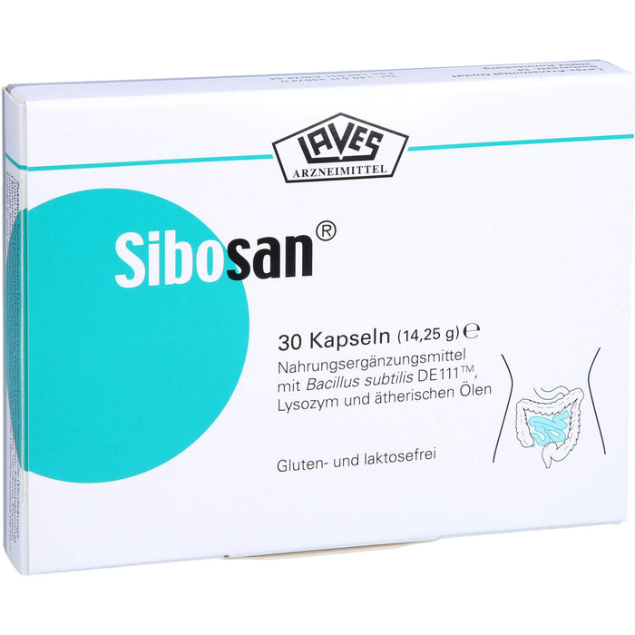 Sibosan Kapseln für eine intakte Bakterienbesiedlung im Dünndarm, 30 pcs. Capsules