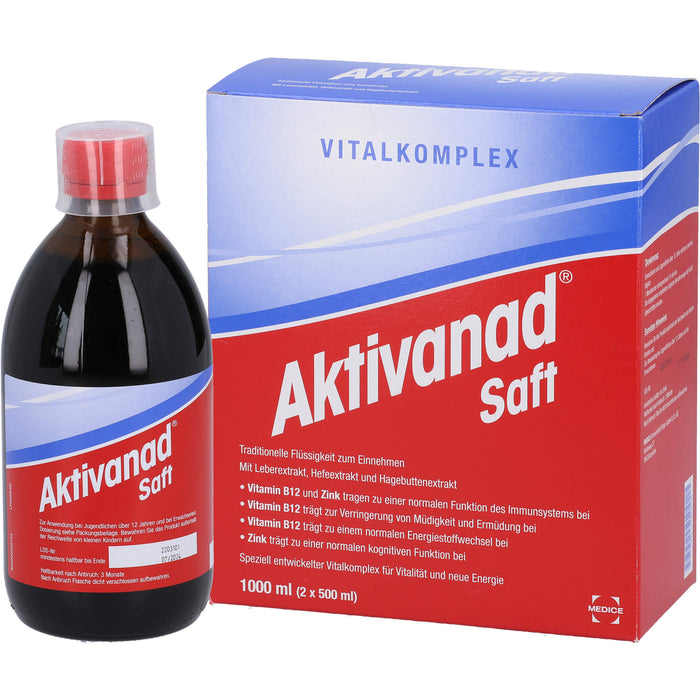 Aktivanad Saft, 1000 ml Lösung