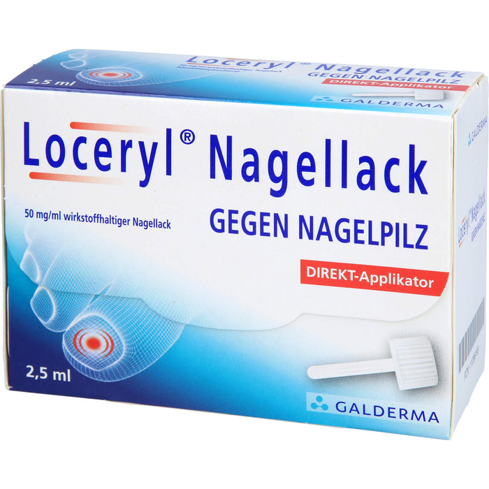 Loceryl Nagellack gegen Nagelpilz mit Direkt-Applikator, 2.5 ml Lösung