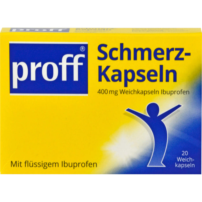 proff Schmerzkapseln 400 mg Weichkapseln bei leichten bis mäßig starken Schmerzen, 20 pc Capsules