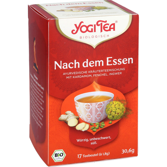 YOGI TEA Nach dem Essen ayurvedische Kräuterteemischung, 17 pc Sac filtrant