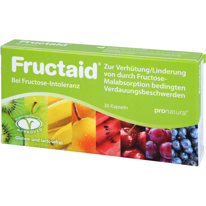 Fructaid Kapseln bei Fructose-Intoleranz, 30 pc Capsules