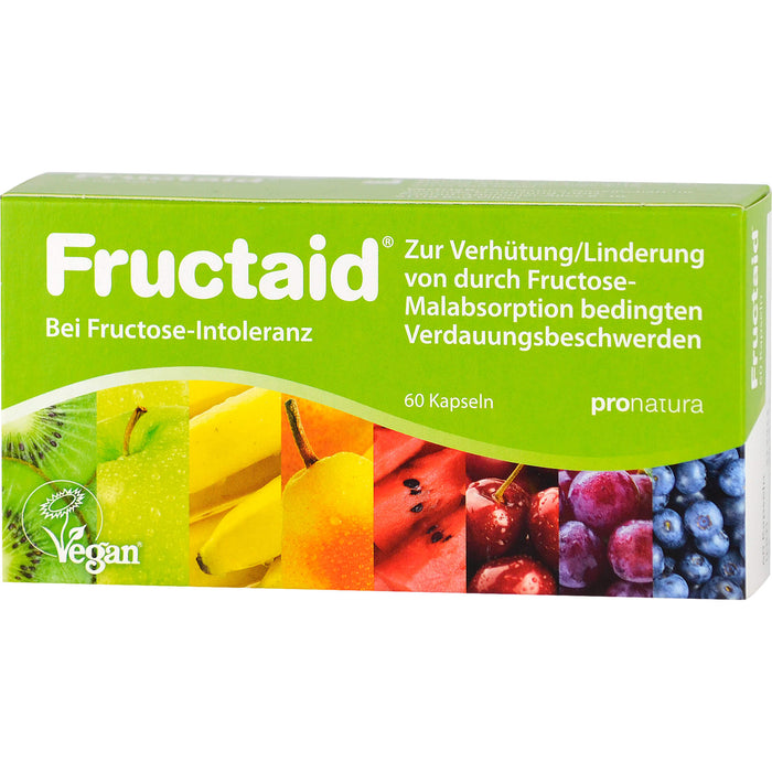 Fructaid Kapseln bei Fructose-Intoleranz, 60 St. Kapseln