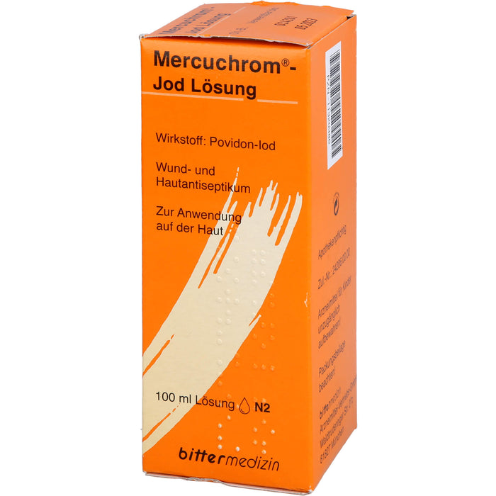 Mercuchrom-Jod Lösung, 100 mg/ml, 100 ml Solution