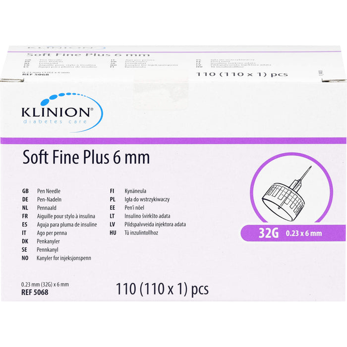 Klinion Soft fine plus Pen-Nadeln 6mm 32 G, 110 St KAN