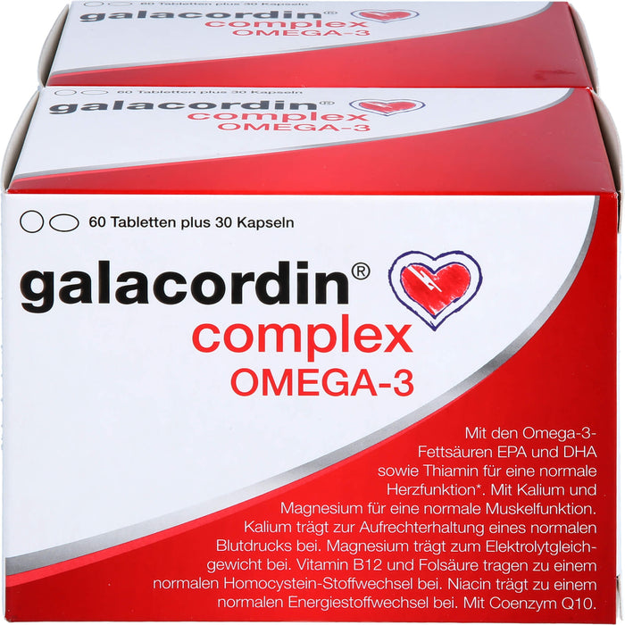 galacordin Complex Omega-3 Tabletten und Kapseln, 120 pcs. Tablets