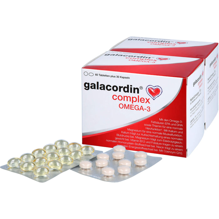 galacordin Complex Omega-3 Tabletten und Kapseln, 120 pcs. Tablets