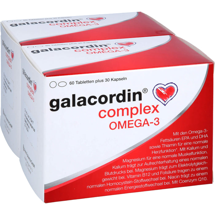 galacordin Complex Omega-3 Tabletten und Kapseln, 120 pcs. Tablets