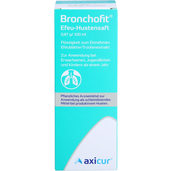 Bronchofit Efeu-Hustensaft, 0,87 g/100 ml, Flüssigkeit zum Einnehmen, 100 ml Lösung