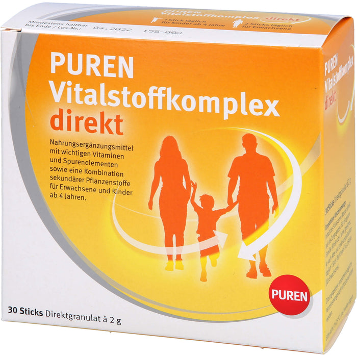 PUREN Vitalstoffkomplex Direktgranulat, 30 St. Beutel