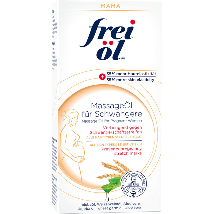 frei öl Massageöl für Schwangere beugt Dehnungsstreifen vor, 200 ml Oil