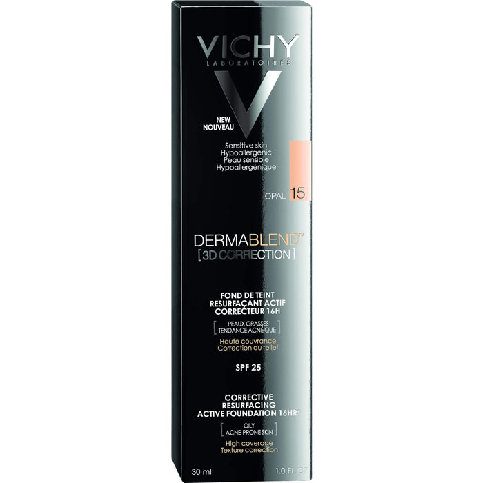 VICHY Dermablend 3D Correction SPF 25 Make-up Opal 15, 30 ml Cream